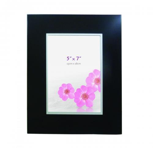Black Gloss Photo Frame Holds 5